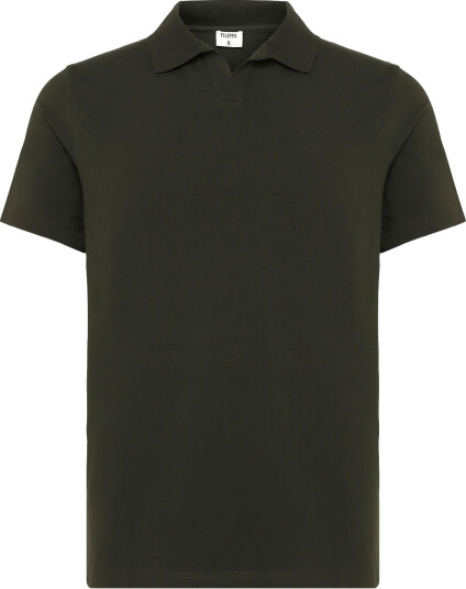 Filippa K Stretch Cotton Polo T Shirt Green XS