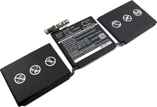 Apple MacBook Pro 13.3 (Late 2016) batteri (4700 mAh 11.1 V, Sort) Apple MacBook Pro 13.3 (Late 2016) batteri (4700 mAh 11.1 V, Sort)