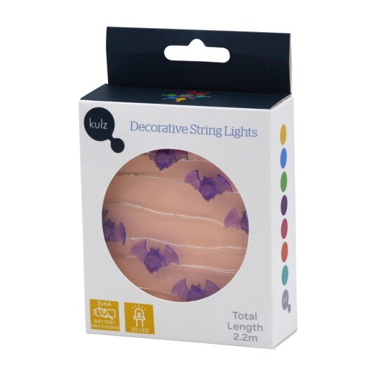 KULZ DECO STRENGLYS 20 LED FLAGGERMUS 