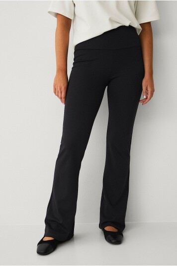 Ellos Collection Leggings med bootcut Svart