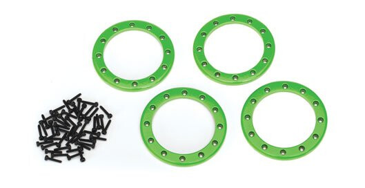 Traxxas 8168G Alu Beadlock Rings 2,2" Green 4 Traxxas 8168G Alu Beadlock Rings 2,2" Green 4