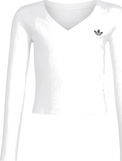 adidas Originals Genser - Beskåret - Slim - Hvit - adidas Originals - 8 år (128) - Genser