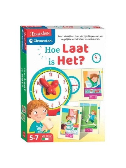 Clementoni Education What time is it? Clementoni Education What time is it?