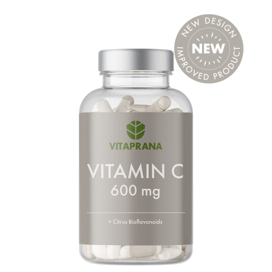 Vitamin C  600 mg + Bioflavonoids, 100 kaps