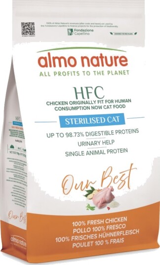 Almo Nature Hfc Tørrfôr Adult Sterilised Kylling 1.2 kg