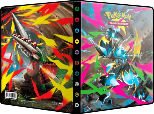 Pokémon TCG Ultra Portfolio Mega Evolution Pitch Black 4-Lommers Kortmappe Pokémon TCG Ultra Portfolio Mega Evolution Pitch Black 4-Lommers Kortmappe