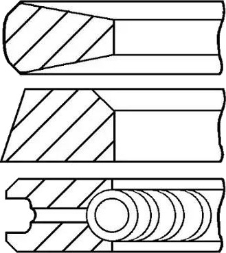 Stempelringsett GOETZE ENGINE 08-105500-00