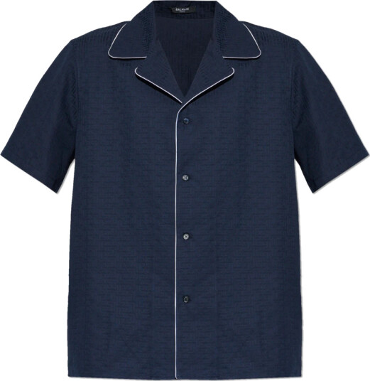 Balmain Herre Skjorter Blå M,