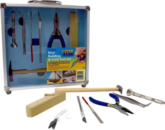 Model Craft Skipsbygger Verktøysett (12 deler)