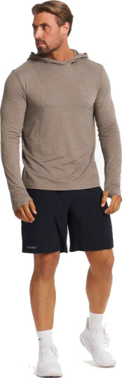 Revolutionrace Impulse Active Hoodie Herre Black 4XL Herre Overdeler Langermede skjorter