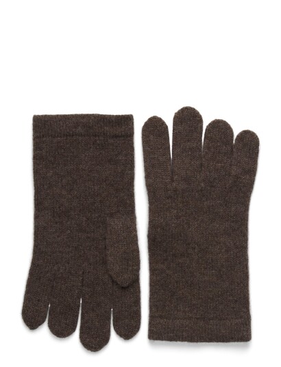 Davida Cashmere Gloves Brown ONE SIZE Davida Cashmere Gloves Brown ONE SIZE