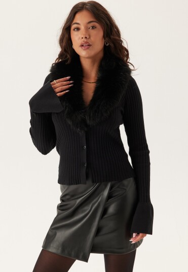 Chiara Forthi Faux Fur Cardigan
