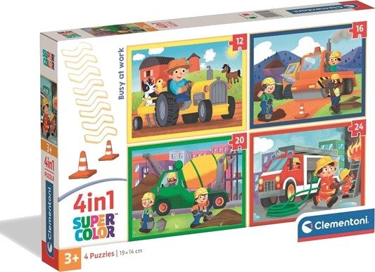 Clementoni Puzzle 4-in-1 Noli Dadecidere 2 12+16+20+24 pieces 2D Puslespill