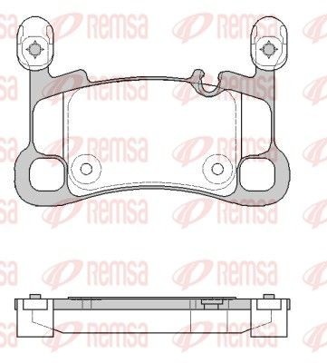 Bremseklosser REMSA 1864.00 Bremseklosser REMSA 1864.00