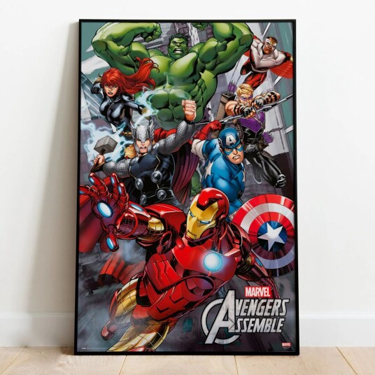 Marvel's The Avengers Plakat Assemble 91,5 x 61 cm Marvel's The Avengers Plakat Assemble 91,5 x 61 cm