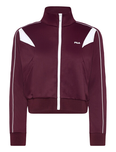 FILA Rivoli Regular Blocked Track Jacket - Burgundy - S