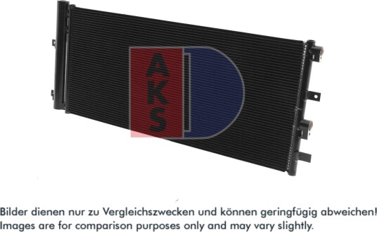 Kondensator klimaanlegg AKS DASIS 092082N Kondensator klimaanlegg AKS DASIS 092082N