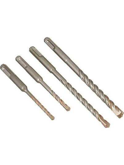 Dewalt 4-delt SDS-Plus hammerborsett med oppbevaringsboks, 5-10 mm Dewalt 4-delt SDS-Plus hammerborsett med oppbevaringsboks, 5-10 mm