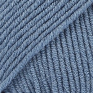 Drops Merino Extra Fine Garn Unicolor 23 Gråblå