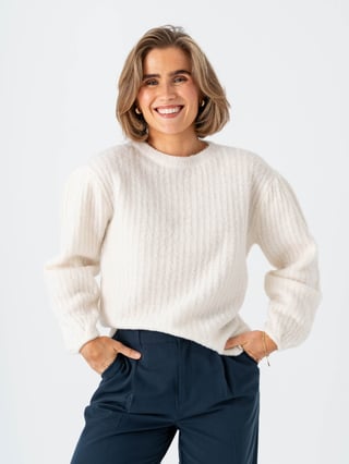 Comprimé Sleeve Sweater Beige 44