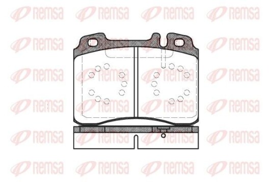 Bremseklosser REMSA 0379.20