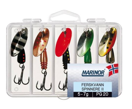 Spinner - Spinnersett Feskvann II - 5-pk