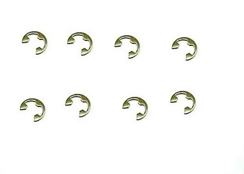 HSP-50043 E-Clips 4mm - 8pcs