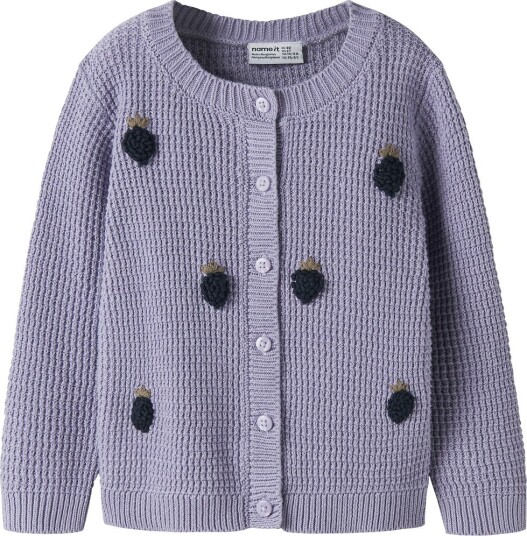 Name It Cardigan Strikk NMFOSIE Arvestykke Lilac Name It 2 år (92) Cardigan Lilla