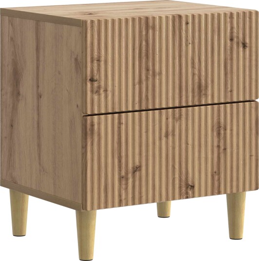 Nattbordskap Artisan eik 43 x 34,5 x 48 cm Konstruert tre Nattbordskap Artisan eik 43 x 34,5 x 48 cm Konstruert tre