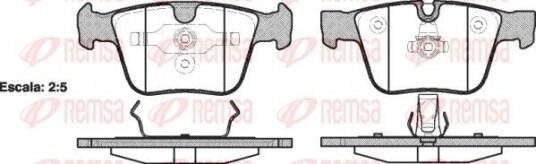 Bremseklosser REMSA 1216.00