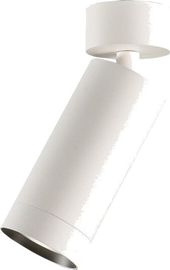 Reed AB Takspot  For GU10  Høyde 18 Cm  Hvit/Sort