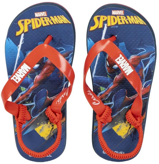 Spider-Man Flip-flops med Hælrem Mørkeblå 32-33 Spider-Man Flip-flops med Hælrem Mørkeblå 32-33