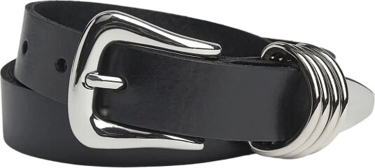 Markberg Sifmbg Belt BLACK W/SILVER 95 Markberg Sifmbg Belt BLACK W/SILVER 95