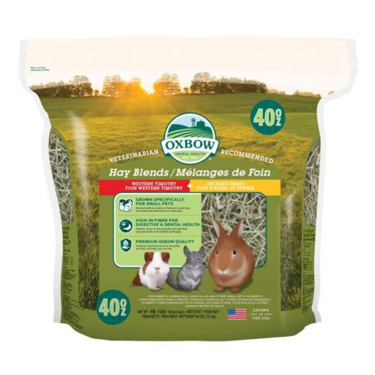 Oxbow Hay Blends Western Timothy & Orchard Hö (1.13 kg) Oxbow Hay Blends Western Timothy & Orchard Hö (1.13 kg)