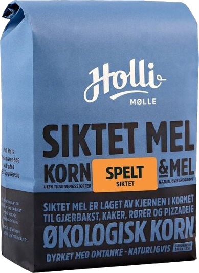 Holli Mølle spelt siktet 1 kg Holli Mølle spelt siktet 1 kg