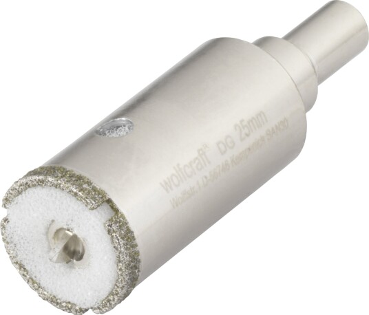Wolfcraft Diamant-hullsag Ø25 mm for Fliser og Granitt Wolfcraft Diamant-hullsag Ø25 mm for Fliser og Granitt