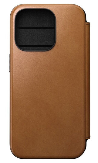 Nomad Iphone 15 Pro Etui Modern Leather Folio English Tan