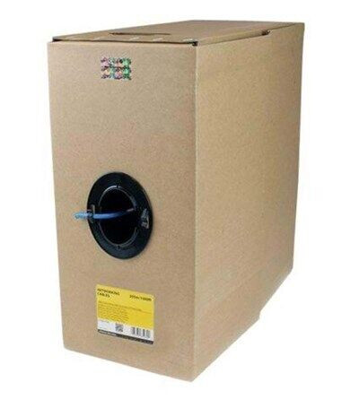 Bulk Roll of Blue CMR Cat 6 Solid UTP Riser Cable