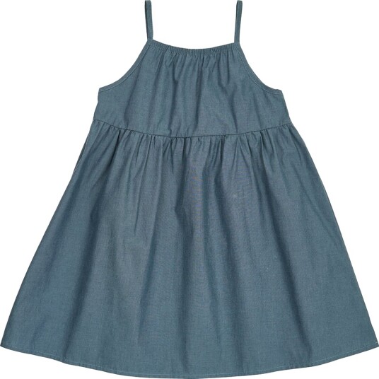 Müsli Kjole Spring Chambray Müsli 7 år (122) Kjole Blå