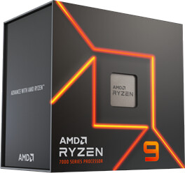 AMD Ryzen 9 7950X Prosessor/CPU - 16 kjerner - 4.5 GHz - AMD AM5 - AMD Boxed (WOF - ingen vifte)