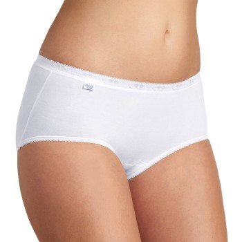 Sloggi Truserødam Basic Midi Hvit bomull 48 Dame