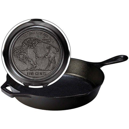 Lodge Stekepanne med Buffalo Nickel Lodge Stekepanne med Buffalo Nickel