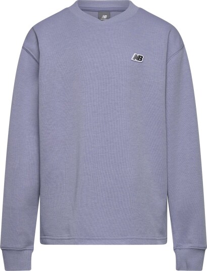 New Balance Nb Premium Cross Neck Ls Tee   Purple   128