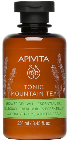 Apivita Tonic Mountain Tea Shower Gel 250 ml