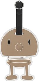 Hoptimist figur bag tag choko