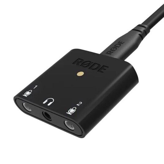 Røde AI-Micro Kompakt USB-C 2-Kanal Mikrofonadapter med Hodetelefonutgang Røde AI-Micro Kompakt USB-C 2-Kanal Mikrofonadapter med Hodetelefonutgang