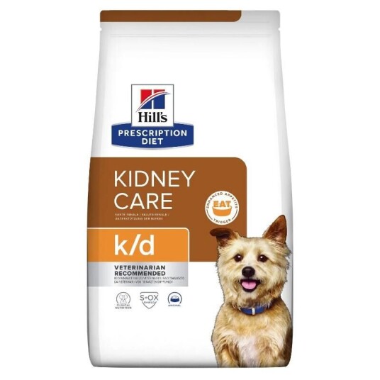 Hill's Prescription Diet k/d 12 kg Tørrfôr til Hund med Nyrepleie