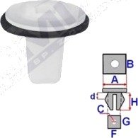 Clip ROMIX C70306