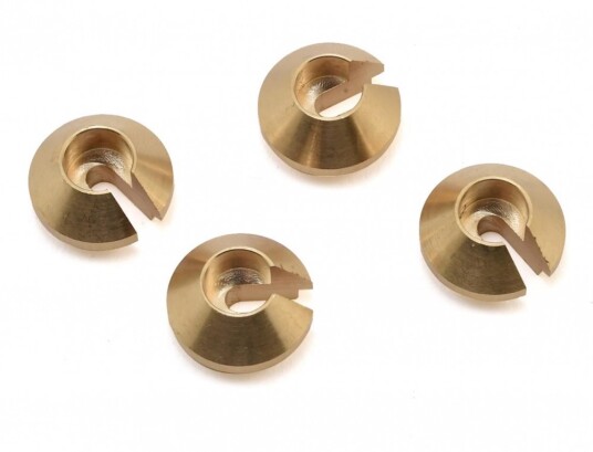 Yeah Racing Brass Spring Retainer 4pcs For Traxxas TRX- Yeah Racing Brass Spring Retainer 4pcs For Traxxas TRX-