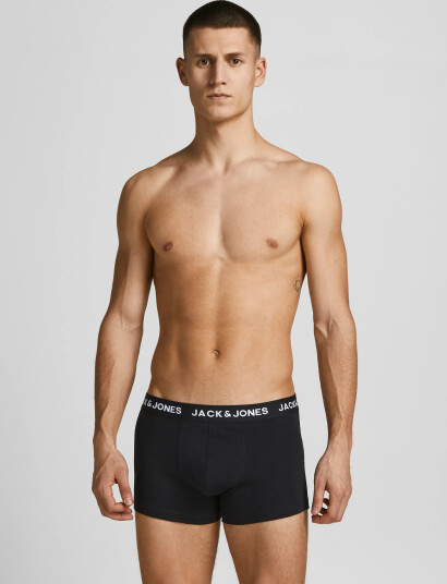 Jack & Jones Jachuey Trunks 5 Pack Noos - Black - XL